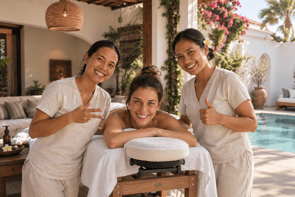 FOUR HANDS MASSAGE
